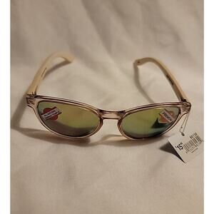 Piranha Premium All Natural Bamboo Temple Womens Sunglasses Mirrored 60130
